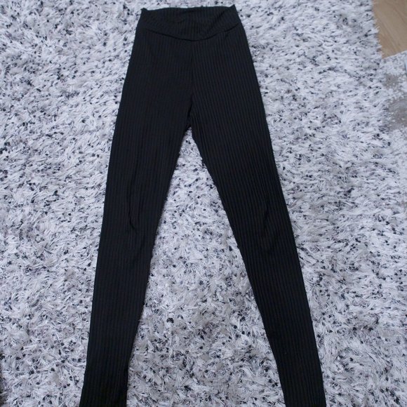 Nastygal Call Rib Even High-Waisted Leggings - Picture 2 of 9